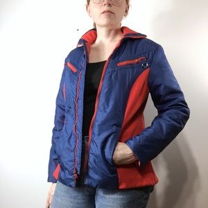 Retro Experts Club Blue And Red Jacket